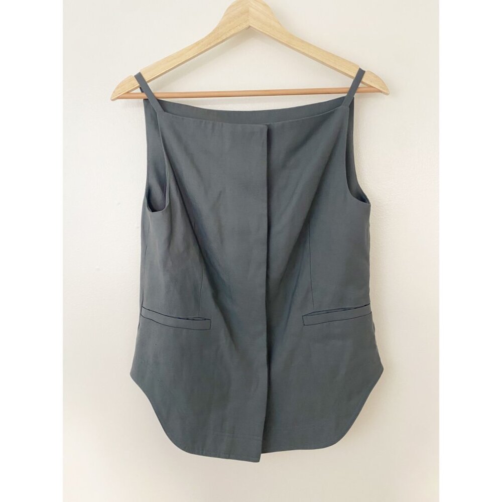 New Loulou Studio Mihant Tailored Studio Sleeveless Top